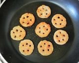 れんこんの形の可愛いれんこん餅作り方5写真