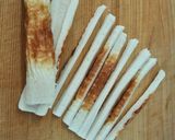 簡単♪ワンタンの皮deくるくる揚げ作り方2写真