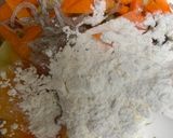 ブロッコリー茎☆人参の揚げ焼き作り方1写真