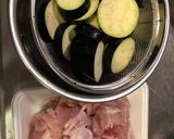 茄子と鶏肉の甘酢和え作り方1写真