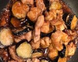 茄子と鶏肉の甘酢和え作り方4写真