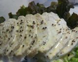 サラダチキン！粒マスタードソースがけ！作り方5写真