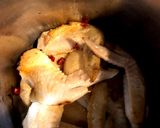 キノコたっぷり鳥手羽うどん作り方2写真