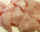 大豆粉で作る鶏の唐揚げ♡作り方1写真