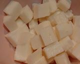 レンジで簡単1品☆ホクホク長芋のサラダ作り方1写真