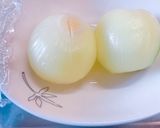 簡単レンチン！玉ねぎの丸ごと中華卵スープ作り方2写真