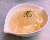簡単レンチン！玉ねぎの丸ごと中華卵スープ作り方6写真