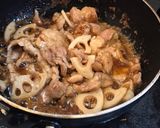 豚ロースと蓮根の旨辛生姜焼き作り方6写真