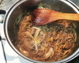 玉ねぎ多め、我が家のつゆだく牛丼作り方7写真