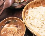 キノコたっぷり鳥手羽うどん作り方6写真