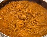 初めての有頭えびのトマトクリームパスタ作り方27写真