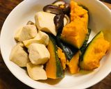 南瓜と高野豆腐の煮物作り方4写真