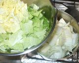 だし無し白菜味噌汁♪簡単基本の味噌汁作り方5写真