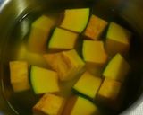 手軽に贅沢本格だしdeかぼちゃのお味噌汁作り方8写真