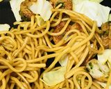シンプル★竹輪とキャベツのソース焼きそば作り方4写真