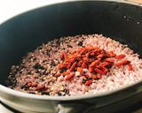 黒米と蕎麦の実の炭酸水雑穀ごはん(動画有作り方8写真