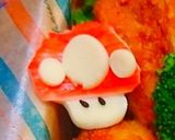 スーパーマリオ『マリオ&ヨッシー』弁当★作り方17写真