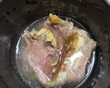 牛すじの卵とじ作り方1写真