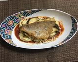 真鯛のトマトソースパスタ作り方7写真