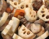 豚バラ肉とレンコンのスープ煮作り方6写真
