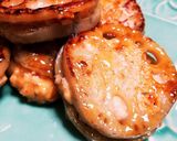 簡単！レンコンの鶏挽肉挟み照り焼き作り方6写真
