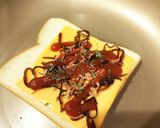 生姜こんぶのチーズトースト作り方4写真