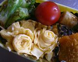 薄焼き卵のバラ(キャラ弁おかず）作り方5写真