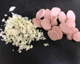 簡単！子供も大人も大好き！魚肉焼き飯！作り方1写真