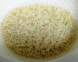 圧力鍋で直火炊きトリ釜飯風キノコご飯作り方1写真