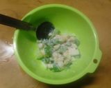 朝食昼食　青梗菜コーンヨーグルトトースト作り方2写真
