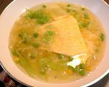 チーズオムレツスープ♪朝食にも♡作り方5写真