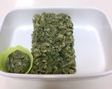 よもぎご飯 八角紅茶煮豚弁当　詰め方作り方1写真