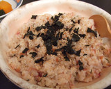簡単☆みょうが梅しそでさっぱり混ぜご飯！作り方3写真