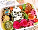 よもぎご飯 八角紅茶煮豚弁当　詰め方作り方9写真