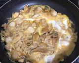 鶏ササミで親子丼作り方5写真