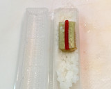 寿司型・模様巻き(サンタ2個だけお弁当)作り方4写真