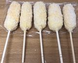 超のび〜る！韓国の簡単チーズハットグ作り方5写真
