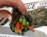 煎り酒レシピ　きんぴらとインゲン海苔巻き作り方8写真