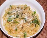 葱じゃがスパゲティ☆バター醤油味作り方10写真