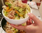 冷蔵庫整理に！野菜たっぷり丼～中華風味～作り方7写真