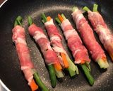 ブロッコリーの茎・人参・いんげんの肉巻き作り方5写真