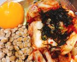 一人暮らしの簡単キムチ納豆パスタ作り方3写真