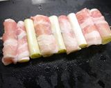 簡単！豚バラ薄切りで波波ねぎま☆焼き鳥風作り方2写真