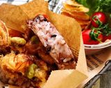 ランチ☆お弁当に☆生姜焼きライスバーガー作り方6写真