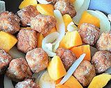お砂糖いらず! 肉団子と柿の酢豚風♪作り方2写真