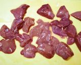 どて煮風★鶏レバーと蒟蒻の味噌煮込み作り方1写真
