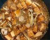 簡単夕食・作り置き★鶏もも肉ごぼう厚揚げのうま煮作り方4写真
