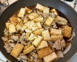 【簡単ヘルシー】厚揚げと鶏挽肉の親子丼作り方3写真