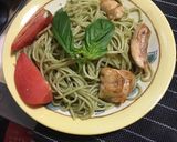 鶏肉とバジルソースのパスタ　女子会ver作り方7写真