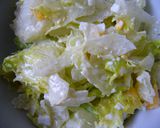 どんどん食べれる♡レタスのしっとりサラダ作り方4写真